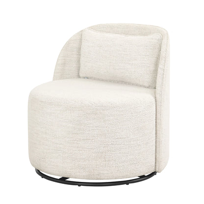Better Homes & Gardens Juliet Modern Arch Swivel Accent Chair, Cream Boucle