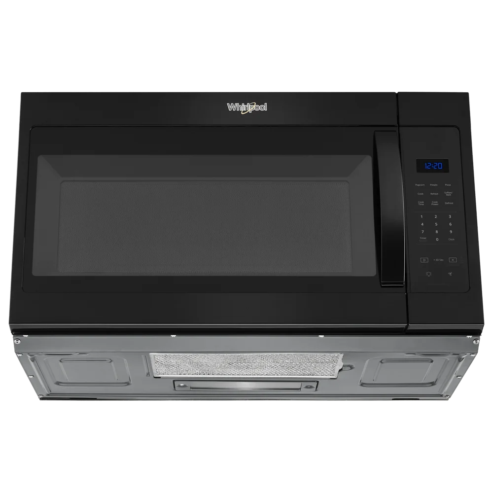 Whirlpool 1.7 Cu. Ft. Microwave Hood Combination Black