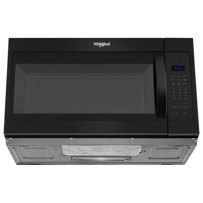 Whirlpool 1.7 Cu. Ft. Microwave Hood Combination Black
