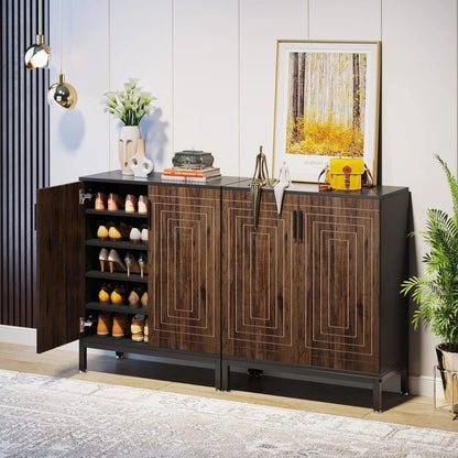 Tribesigns 20 Pairs Shoe Storag Cabinet for Entryway