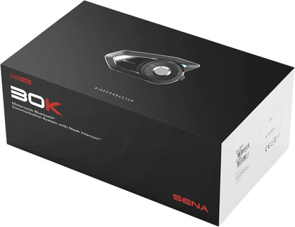 SENA 30K Bluetooth Motorcycle Headset Communication System w/HD Speakers