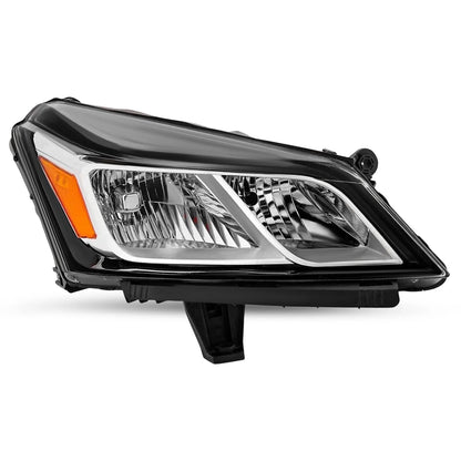 Headlights For 2013-2017 Chevy Traverse Chrome Factory Style Headlamps LH+RH Set