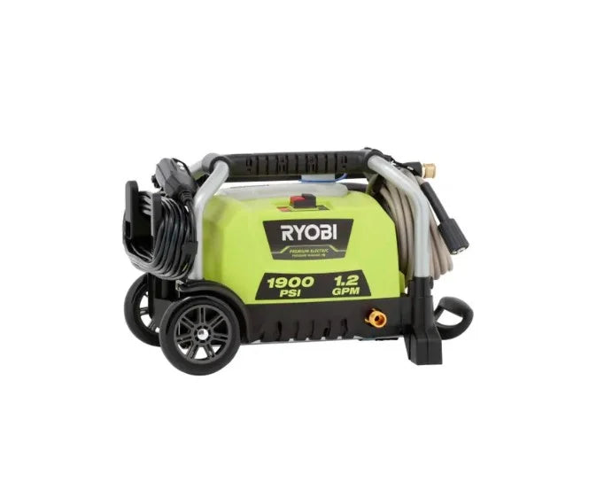 RYOBI RY1419MTVNM 1900 PSI 1.2 GPM Cold Water Wheeled Electric Pressure Washer