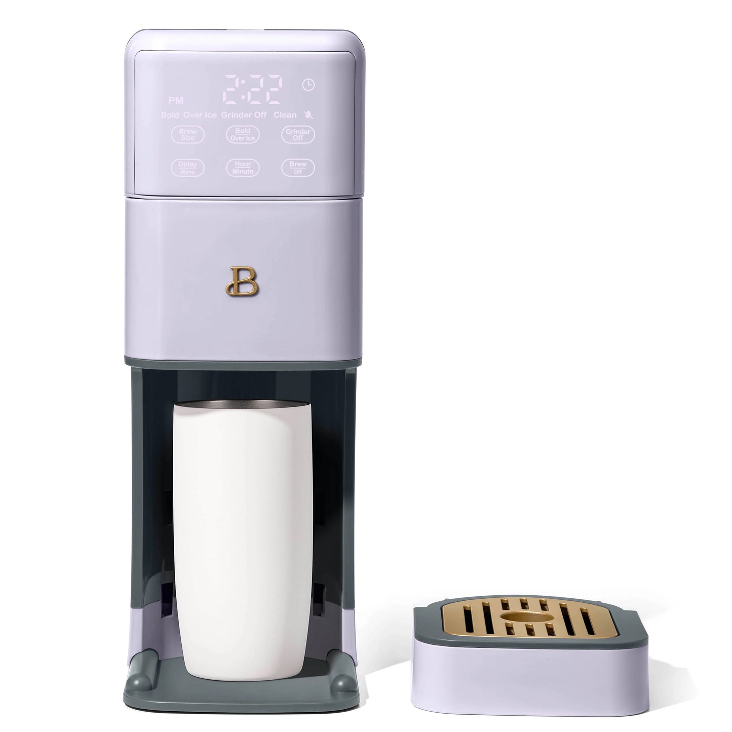 Beautiful Perfect Grind�?Programmable Single Serve Coffee Maker, White Icing by Drew Barrymore