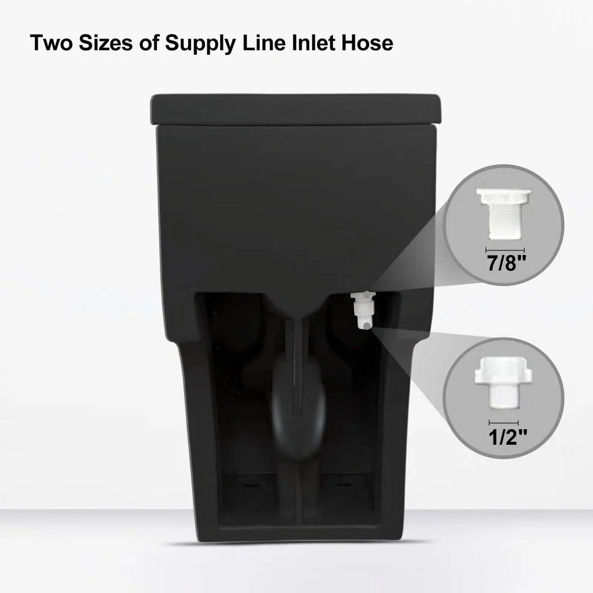 HOROW Compact One Piece Toilet with Comfort Seat ADA Height 17.3" Elongated Dual Flush 0.8/1.28 GPF