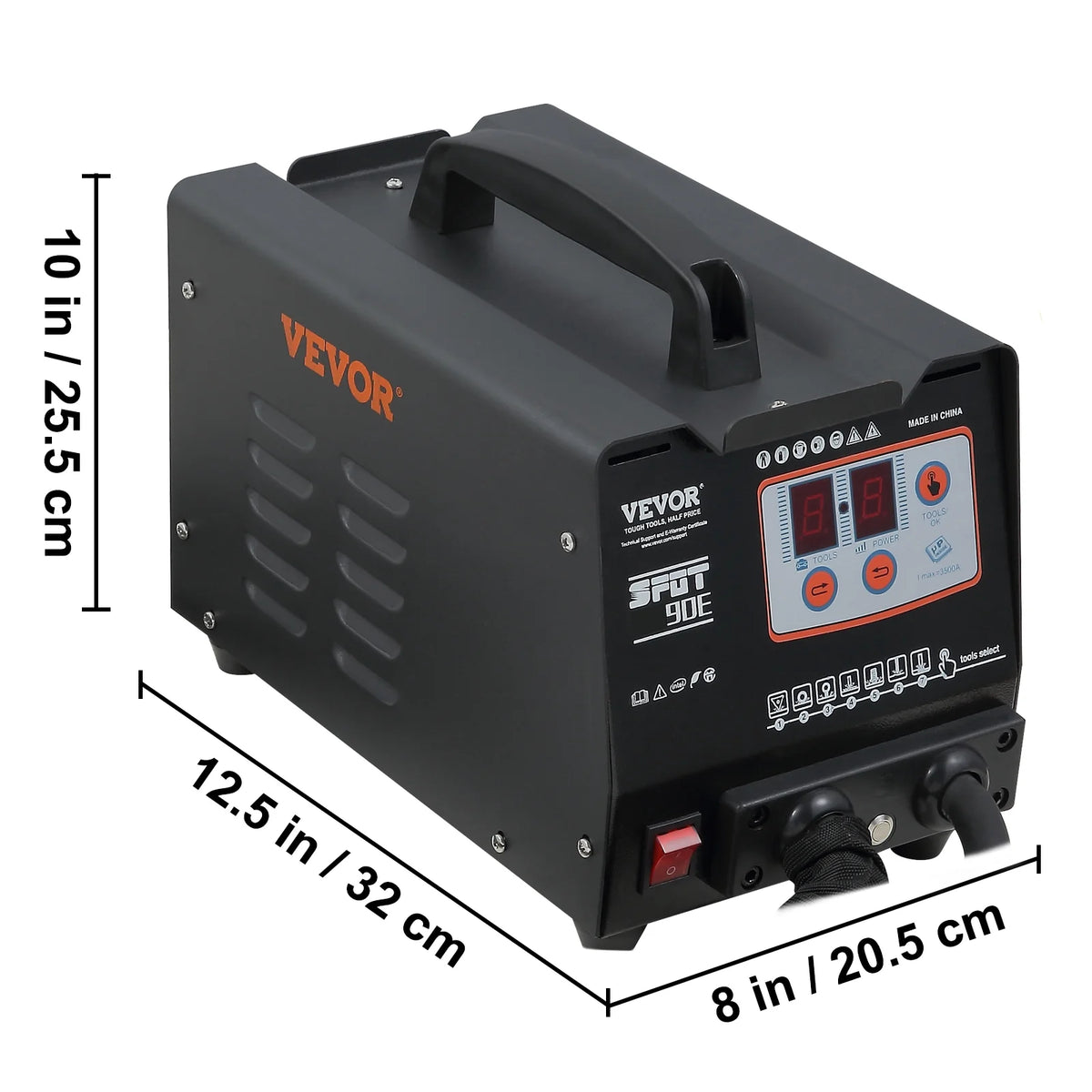 VEVOR Stud Welder Dent Repair Kit, 110V Spot Welding Machine with Slide Hammer Dent Puller, Professional Dent Removal Kit for Auto Body Dent Repair