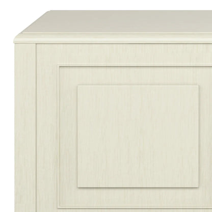 Simpli Home Connaught SOLID WOOD 51 inch Wide Traditional Storage Bench Trunk in Dark Chestnut Brown