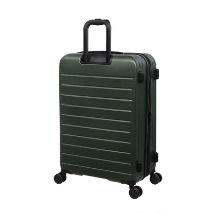 it luggage Legion 28" Hardside Checked 8 Wheel Expandable Spinner Luggage, No TSA Lock, Asphalt Black
