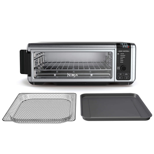 Ninja Foodi 6-in-1 Digital Air Fry Oven, Air Fryer, Convection Oven, Toaster, with Digital Crisp Control Technology, Compact Size, Stainless, SP080
