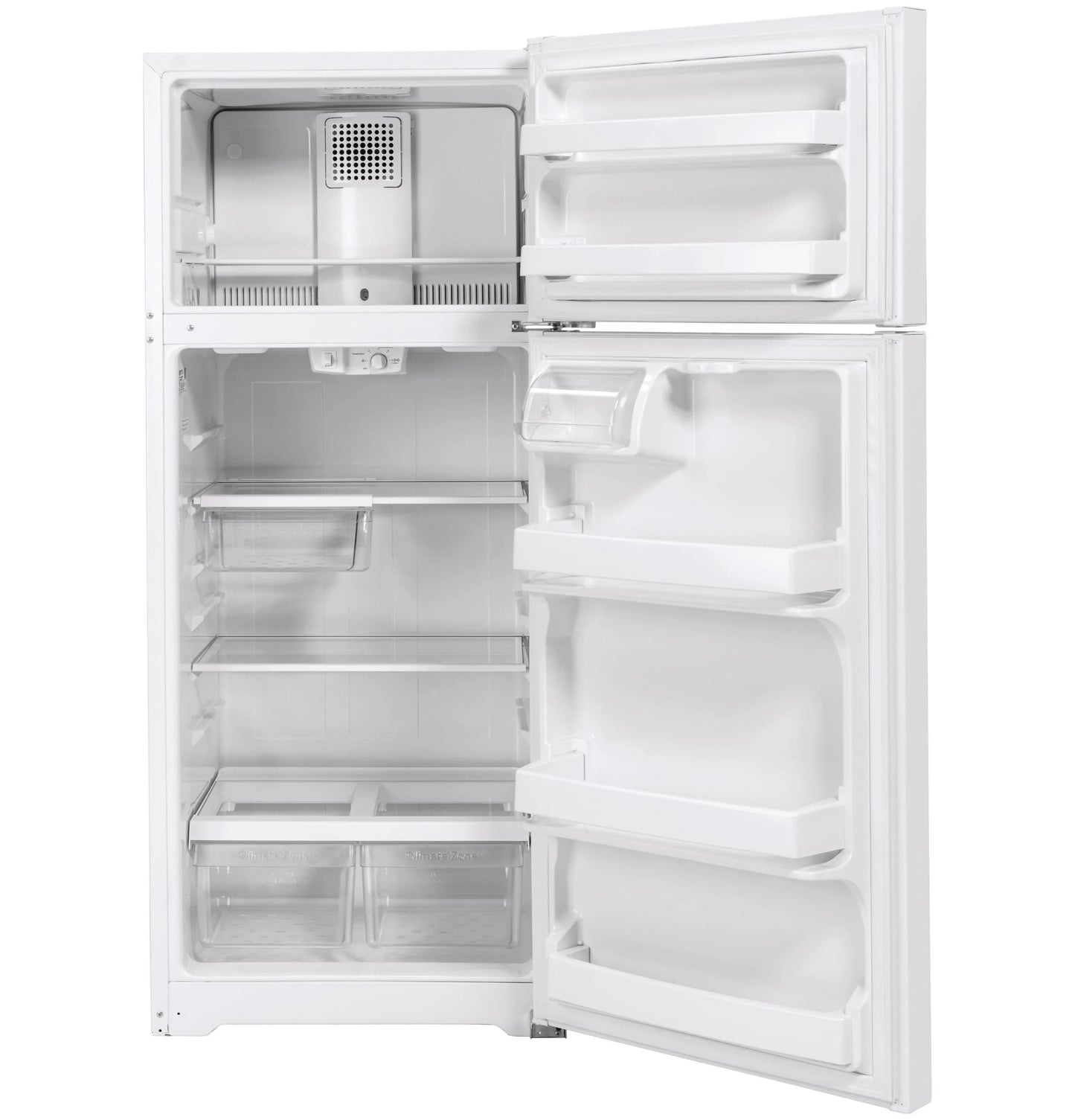 GE APPLIANCES GTS18HGNRWW top freezer freestanding refrigerator