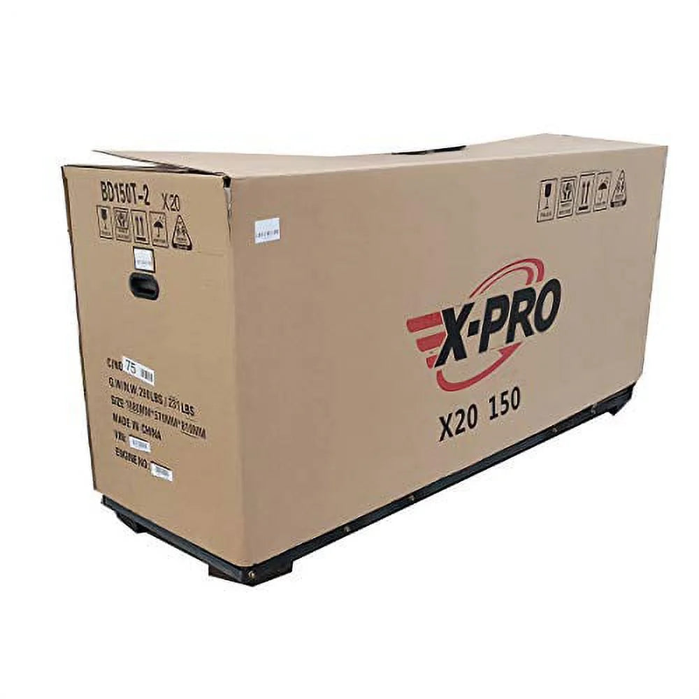 X-Pro Brand New 150cc Gas Moped Motorcycle, 13" Aluminum Wheels, Electric/Kick Start Large Headlights!