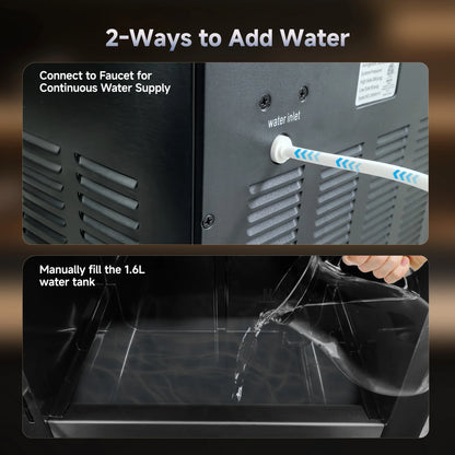 Simzlife Sphere Ice Maker,10 pcs/Hour, 150 pcs/Day,Clear Ice Ball Maker with Enhanced Insulation, with LCD Touch Screen, Self-Cleaning, Quiet Home and Bar Ice for Whiskey Bourbon Parties