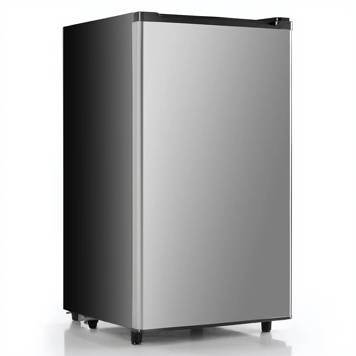 Upgraded Mini Fridge with Freezer, Compact Single Door, 3.2 Cu.Ft , Adjustable Thermostat, Low Noise, Perfect for Bedroom, Dorm, Office, 17.5" D x 17.7" W x 31.5" H, Black