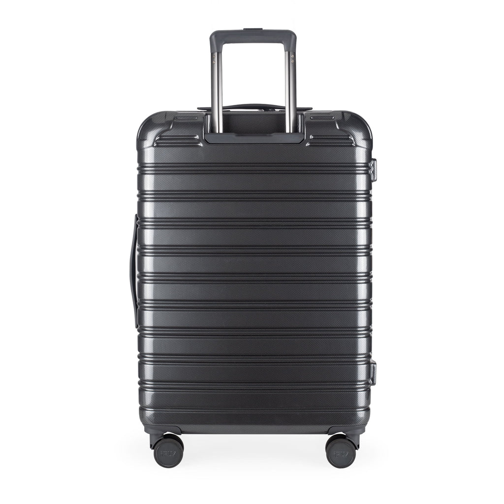 iFLY Hardside Fibertech 3.0 2 Piece Set, 20" Carry-on and 28" Checked Luggage, Gadget Gray