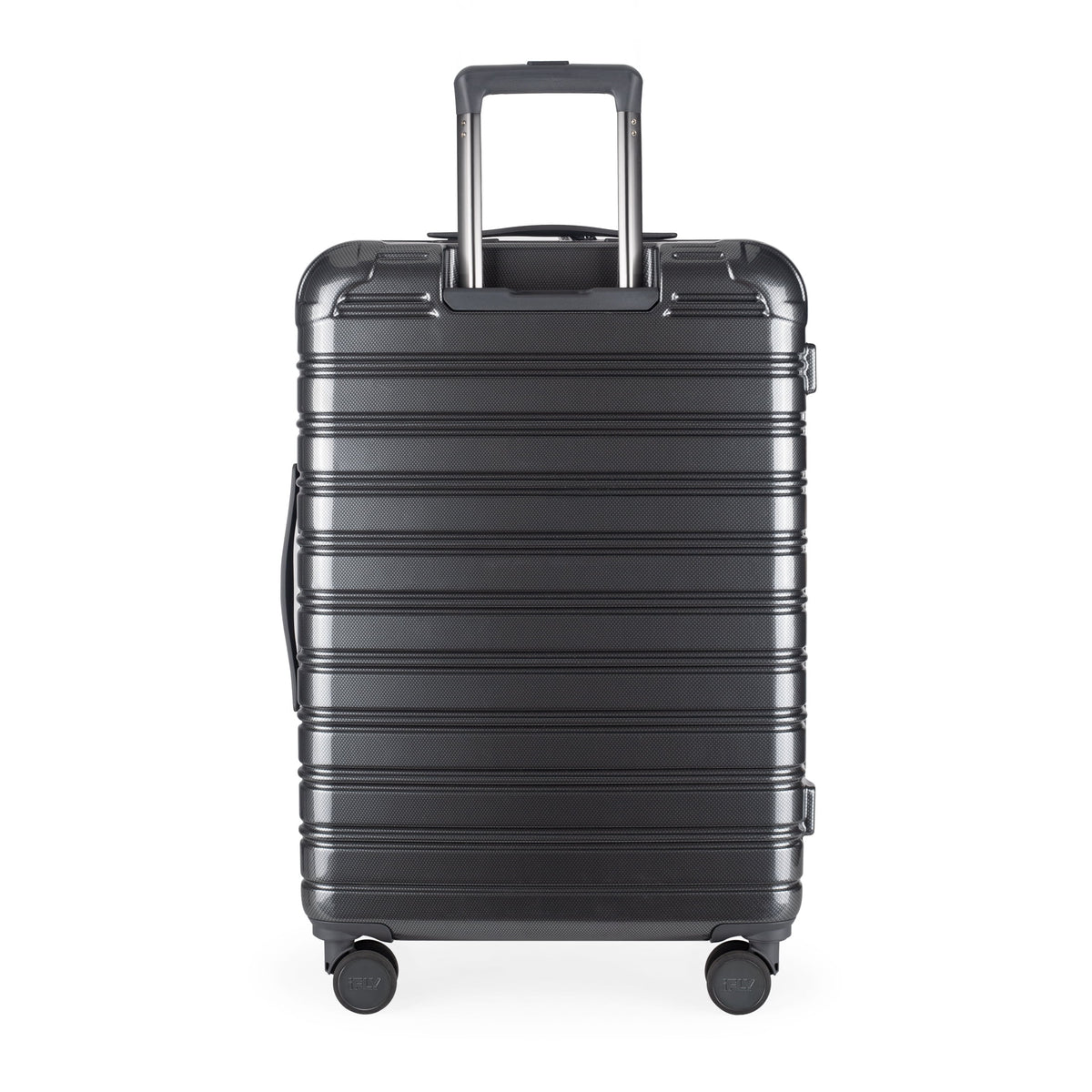 iFLY Hardside Fibertech 3.0 2 Piece Set, 20" Carry-on and 28" Checked Luggage, Gadget Gray