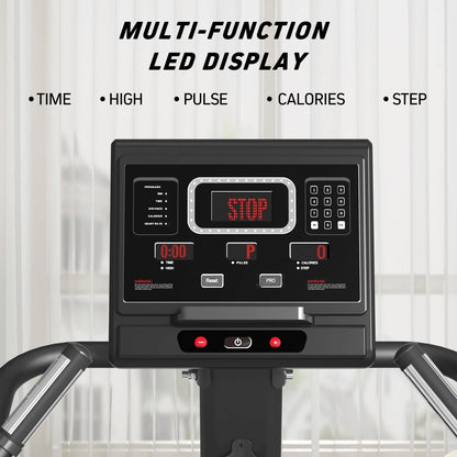 Stairmaster, syedee Stair Stepper with LED Screen, Stepmill Exercise Machine with 12 Workout Programs, 441LBS Step Machine, 24-164 Steps/Minute(Black)
