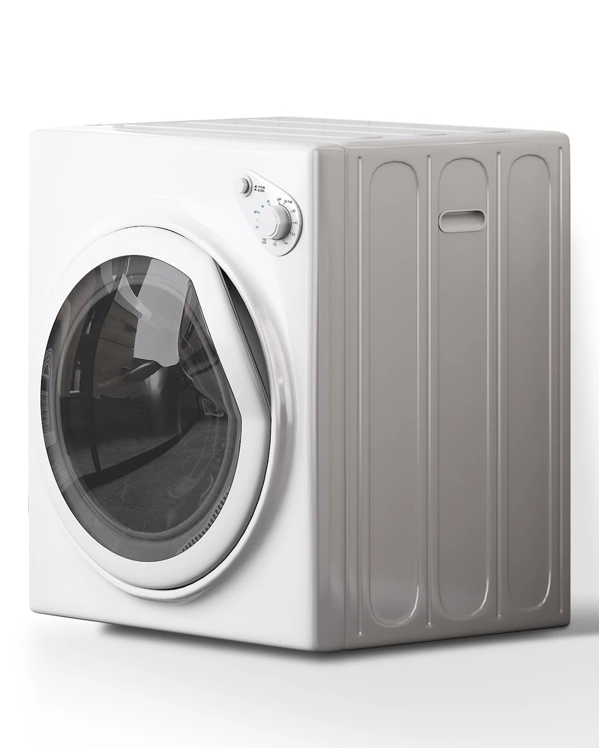 TABU Portable Washer and Dryer Set, 19LBS Portable Washing Machine & 13LBS Compact Dryer (White)