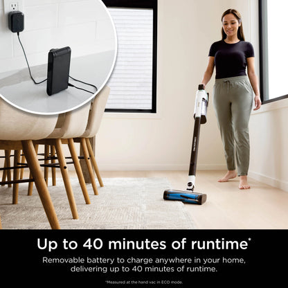 Shark® Cordless Pro Stick Vacuum with Clean Sense IQ Technology, Power Fins PLUS Brushroll, Crevice Tool Included, HEPA Filtration, IZ540H