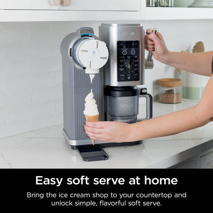 Ninja Swirl? by CREAMi? Soft Serve and Ice Cream Maker, 13 One-Touch Programs, NC701