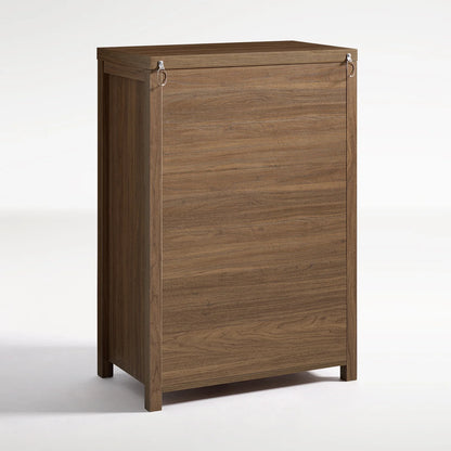 ARKANTOS Wooden 6 Drawer Double Dressers, Wide Chests of Drawers for Bedroom, Natural Oak