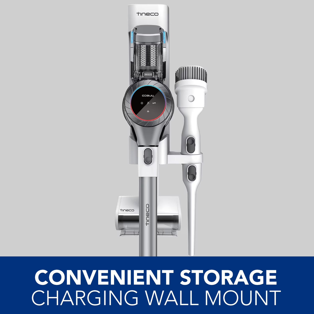 Tineco Pure One S11 Spartan Cordless Smart Stick Vacuum �C iLoop Sensor, 130W Suction, HEPA Filter, LED Display, 40 Min Runtime, Converts to Handheld, for Pet Hair, Carpet & Hard Floors