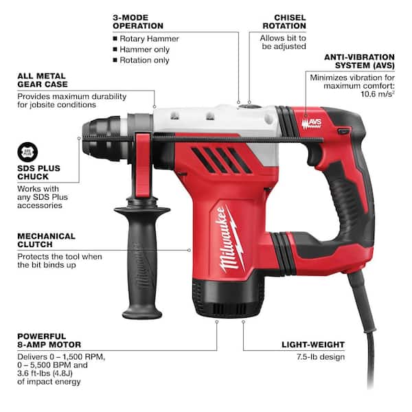 1-1/8 in. SDS-Plus Rotary Hammer