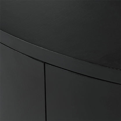 Better Homes & Gardens Miller Drum Coffee Table, Black