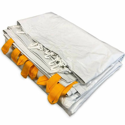 TentandTable Standard Sidewall Kit for 8 ft Sides, White, 10 ft x 20 ft