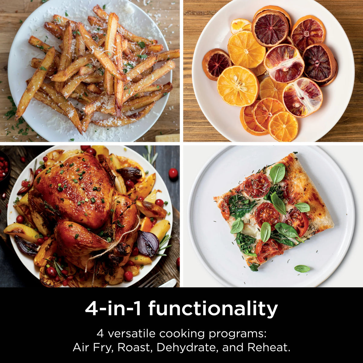 Ninja DoubleStack XL 2-Basket Air Fryer, DoubleStack Technology Cooks 4 Foods at Once, Space Saving Design, 10 QT, 4-in-1, Smart Finish & Match Cook, SL400