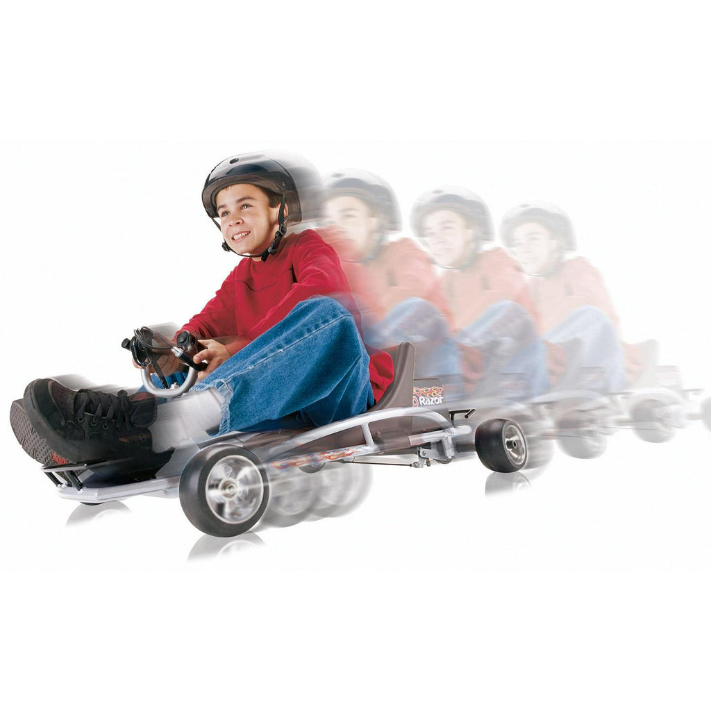 Razor Ground Force - Electric Go-Kart for Ages 8+. Up to 12 MPH. Up to 40 Minutes of Continuous Use. Variable Speed Throttle. 24V Rechargeable Batter