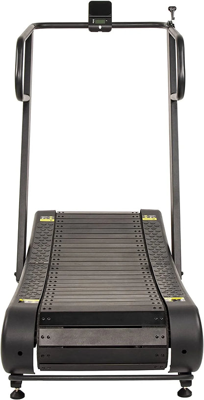 Signature Fitness SF-S2 Sprint Demon - Motorless Curved Sprint Treadmill with Adjustable Levels of Resistance - 300 lb Capacity