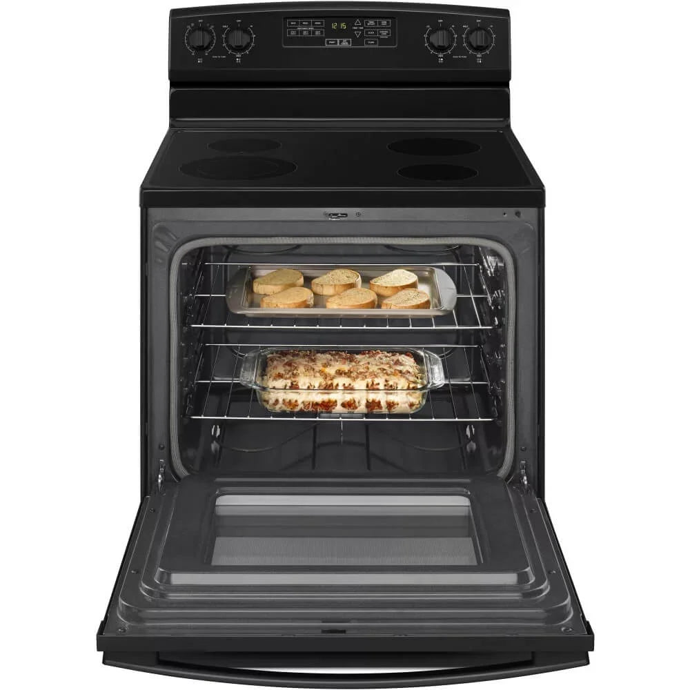 AMANA AER6603SFB freestanding smoothtop electric range