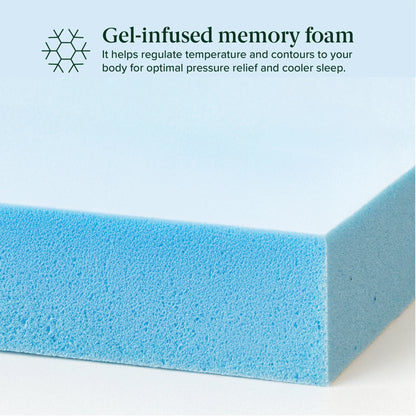 Mainstays 6" Innerspring Tight Top Mattress with Gel Foam, Twin