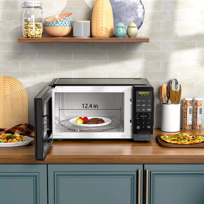 Mainstays 1.1 Cu ft Countertop Microwave Oven, 1000 Watts, Black