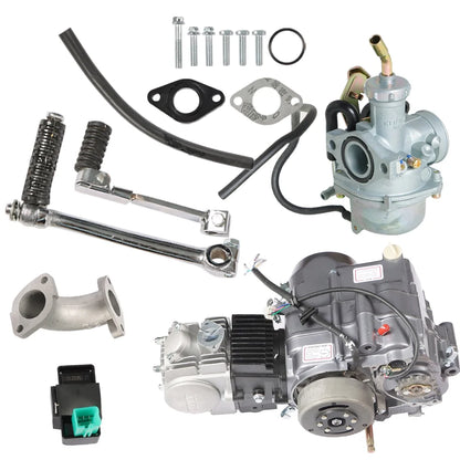 ALL-CARB 125cc 4 Stroke Engine Motor Kit Dirt Pit Bike For Honda CRF50 XR50 Z50