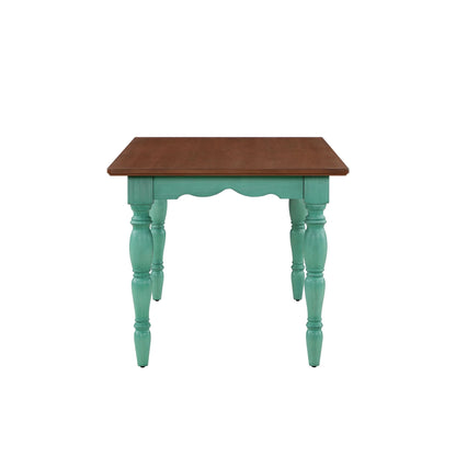 The Pioneer Woman Dining Table Made With Solid Wood Frame, Teal