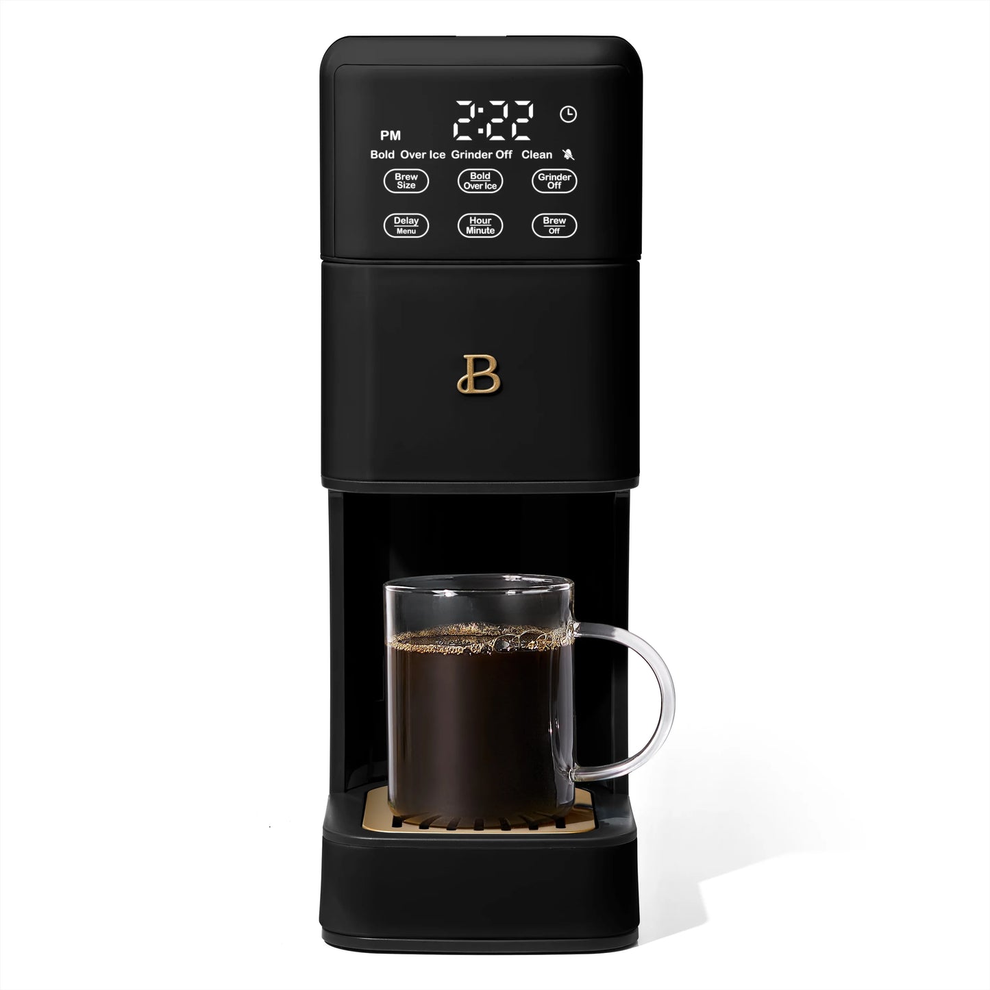 Beautiful Perfect Grind�?Programmable Single Serve Coffee Maker, White Icing by Drew Barrymore