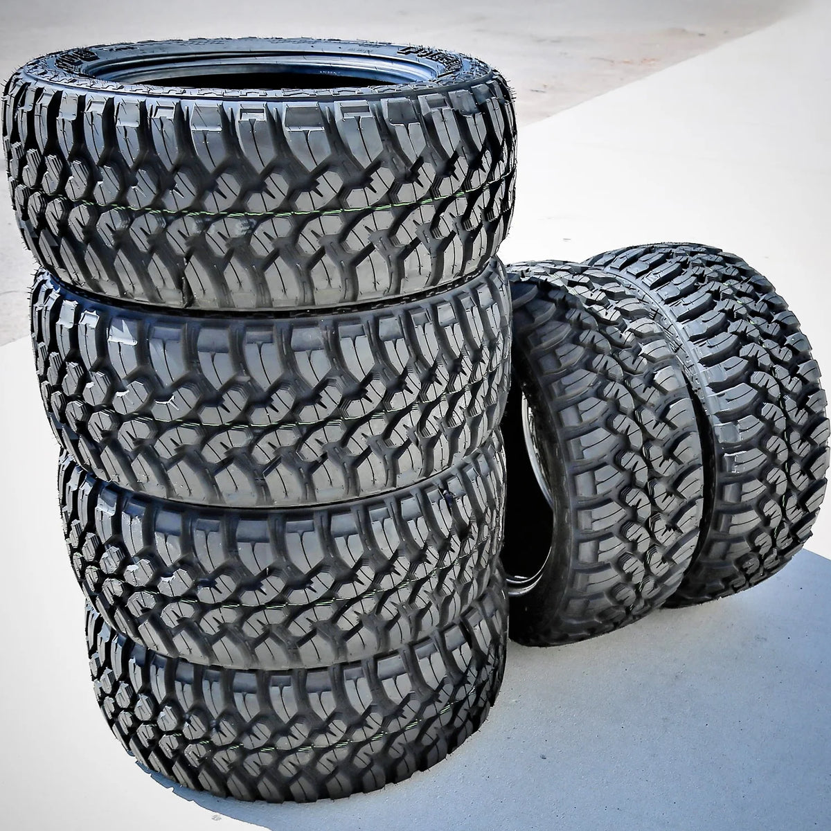 Set of 4 Forceum M/T 08 Plus 235/75R15 104/101Q C 6 Ply mud Light Truck Tires