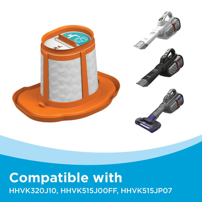 BLACK+DECKER dustbuster furbuster AdvanceClean+ Cordless Pet Handheld Vacuum, HHVK515JP07