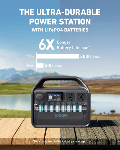 Anker 500W Continuous Solar Generator