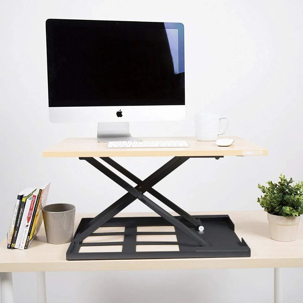 Stand Steady X-Elite Pro Standing Desk Converter | Instantly Convert Any Desk into a Stand Up Desk | Easy Lift Height Adjustable Standing Desk | No Assembly Required (28 x 20 / Black)