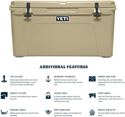 Pre-Owned YETI 100.75010000 Tundra 75 Cooler Desert Tan