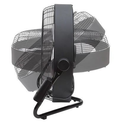 Lasko Max Performance 20" High Velocity Floor Fan, Wall Mount Option, Gray, H20610