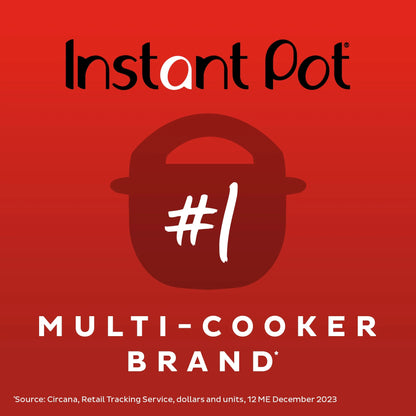 Instant Pot 6Qt RIO Chef Series 7-in-1 Multi-Cooker, Pressure Cooker, Slow Cook, & More, Black