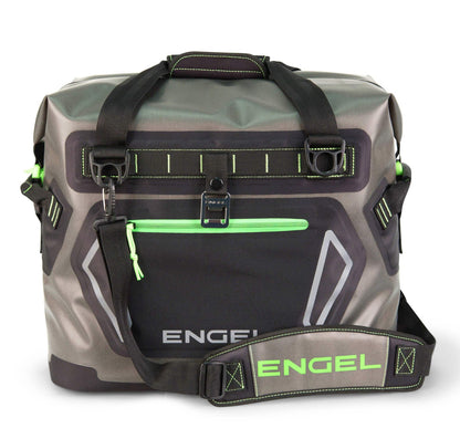 ENGEL Soft Sided Cooler HD20 - 22 Qt, 24 Cans, Dark Gray/Orange