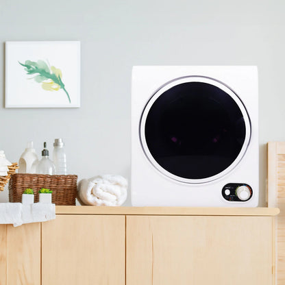 Urban Living 1.5-cu. ft. Compact Electric Dryer, Small Portable Clothes Dryer for Apartment and Small Spaces in White