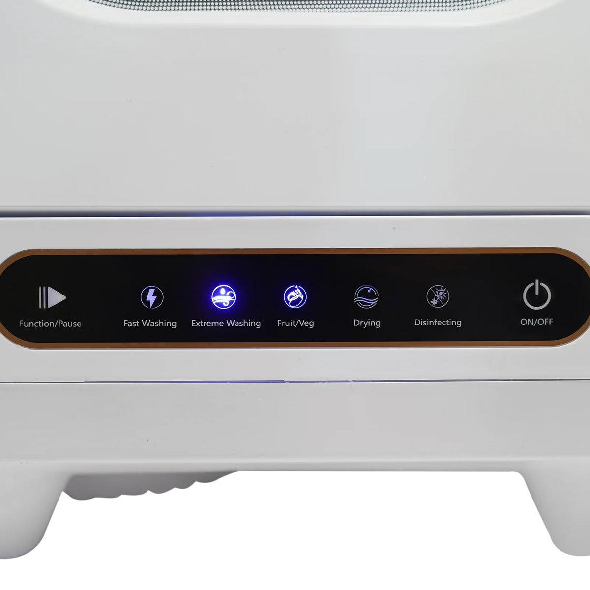 ToppiJoy Portable Countertop Dishwasher with 5 Washing Functions, Quick Wash, Sterilization & Energy-Saving Design �C Ideal for Small Kitchens, Apartments, and Family Homes