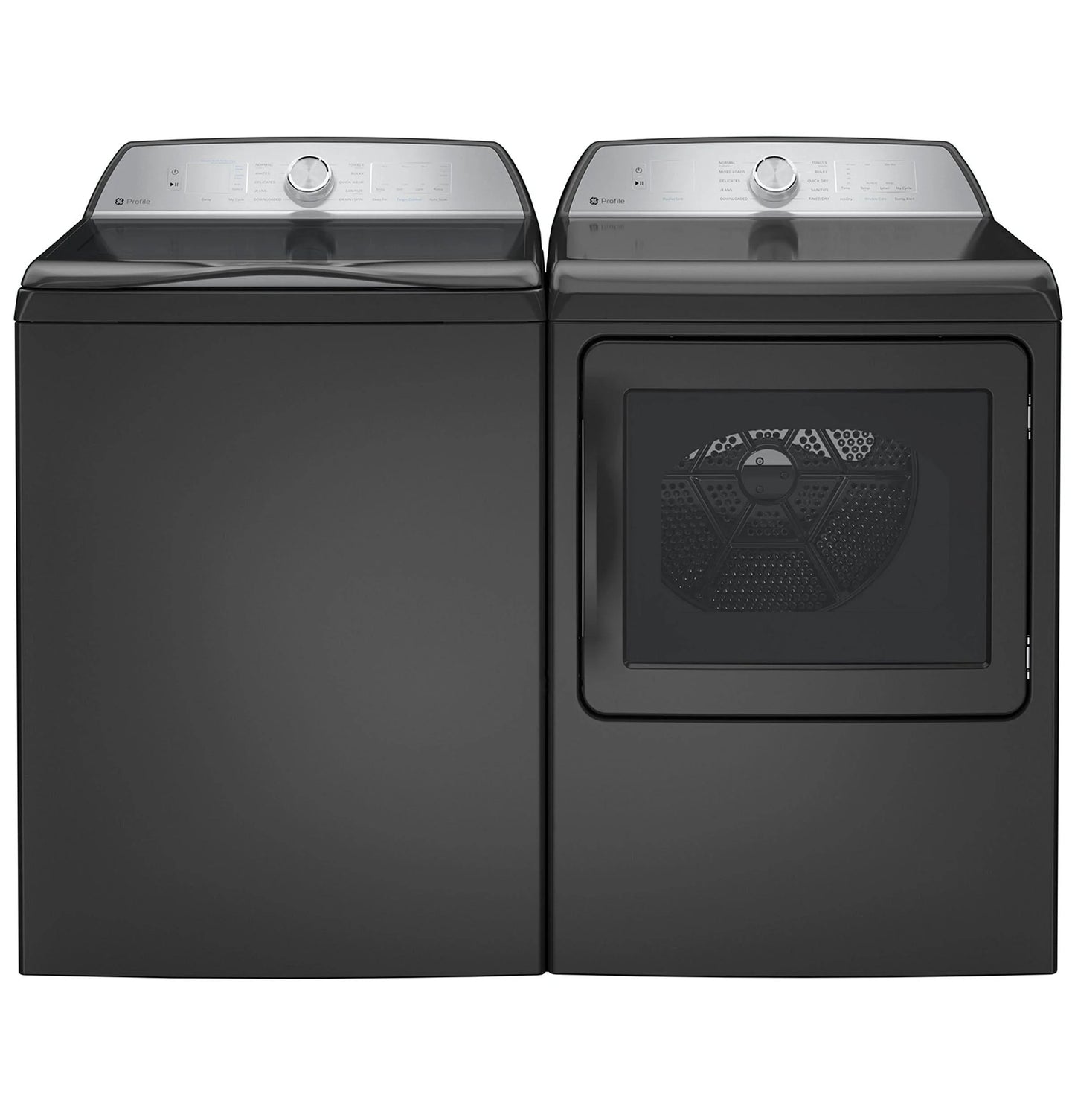 Ge Profile Ptd60ebr 27" Wide 7.4 Cu. Ft. Energy Star Rated Electric Dryer - Diamond Gray