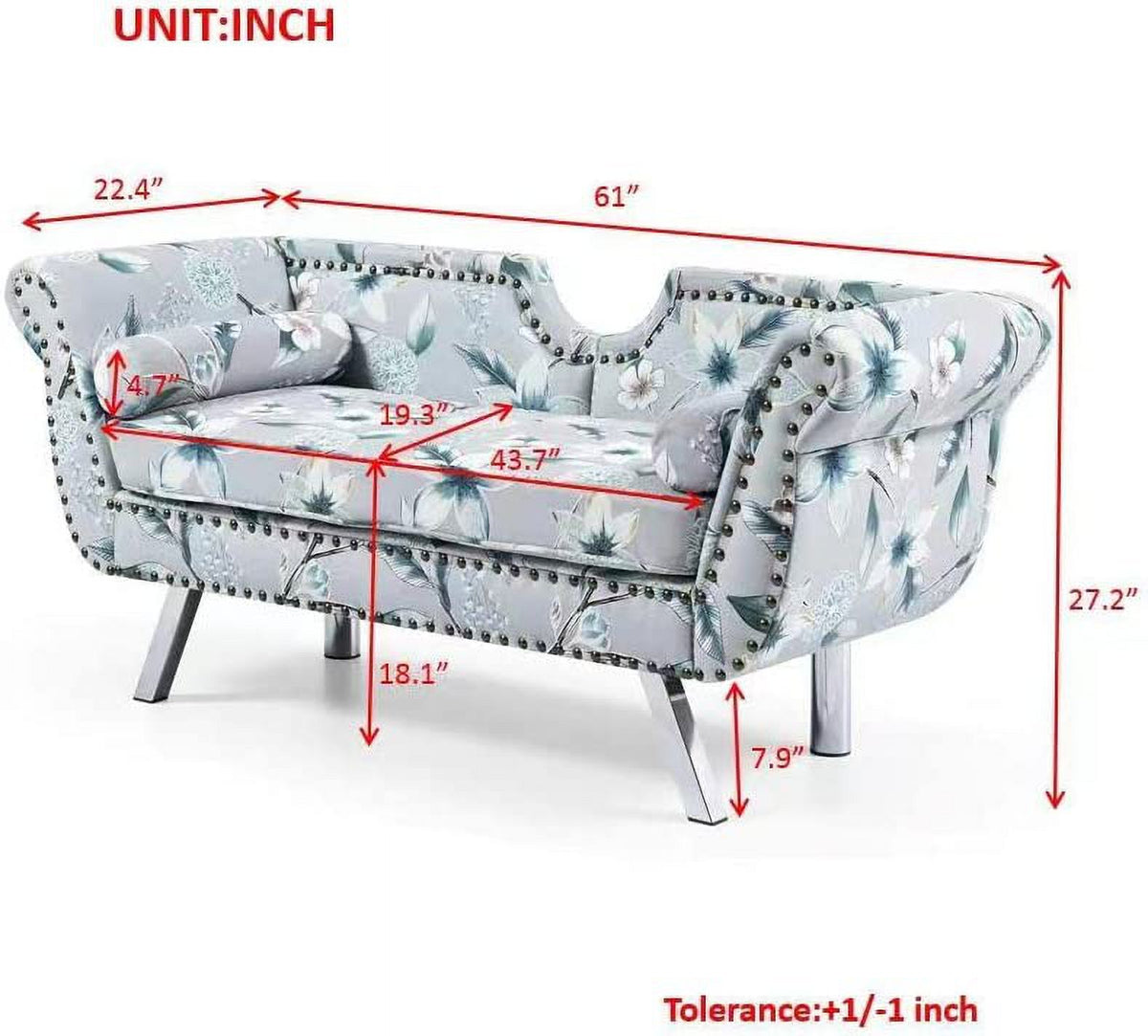 Sumdeal 43.5" Storage Ottoman Bench with 250lb Seating, Linen Upholstered Wood Legs Safety Hinge Flip Top Oval Foot Rest Long Stool for Sofa Couch Bedroom End of Bed Living Room Entryway, White