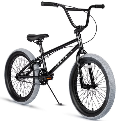 cubsala 20 in Freestyle BMX Kids Bike for Age 6-14 Years Old Boys Girls , Black & Green